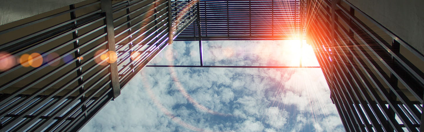 view of sky and building edge